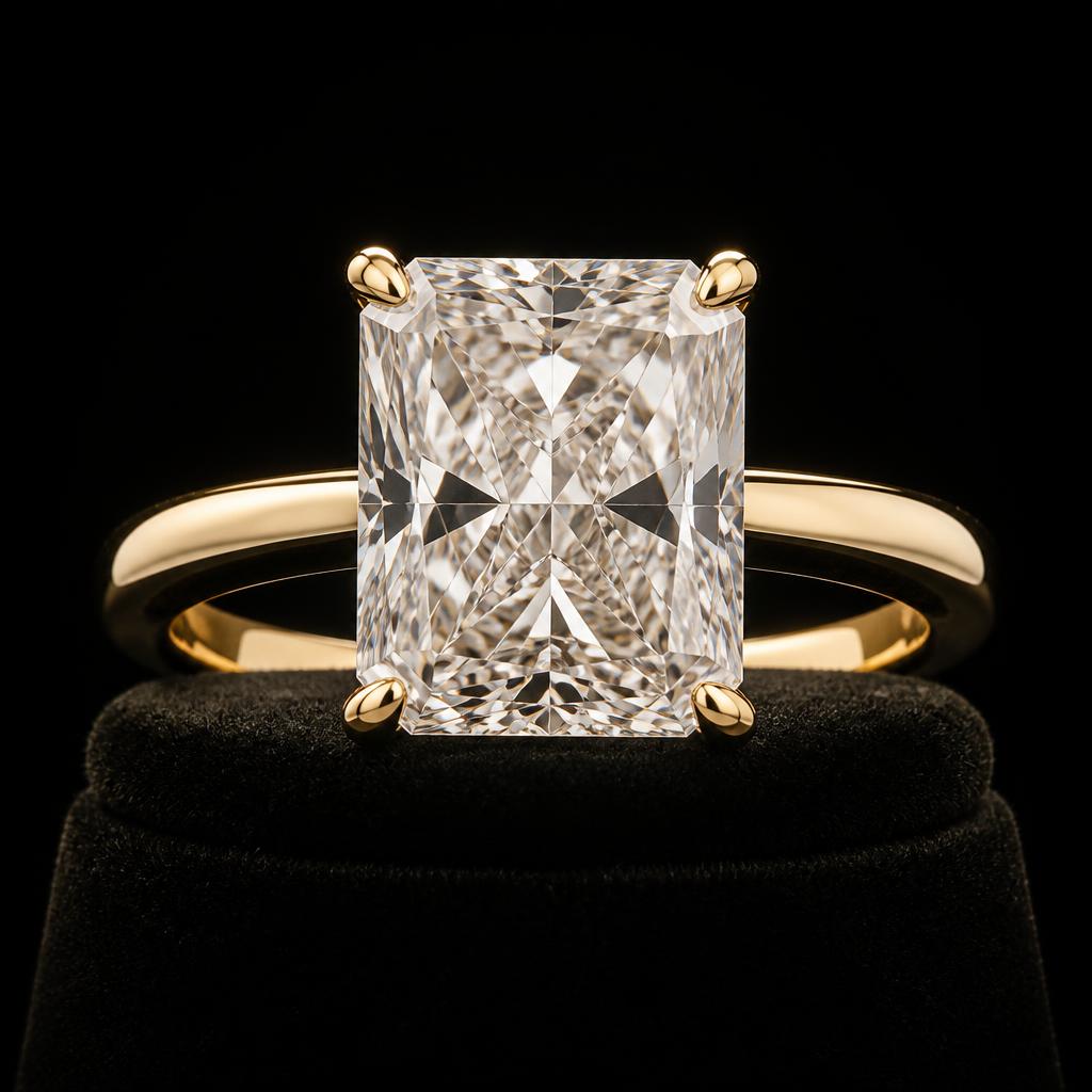Vela Radiant Solitaire — studio hero view