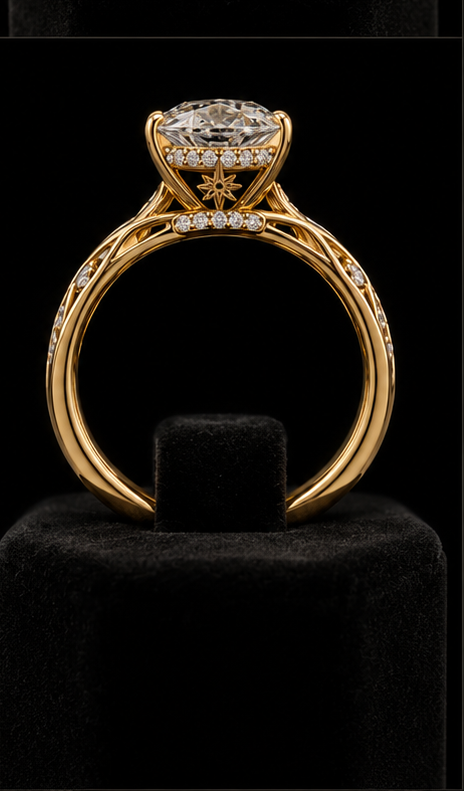 Lyra — Pear Hidden Halo Meteor Band — Profile