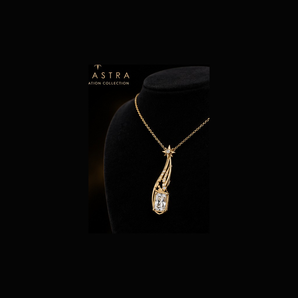 Altair Shooting Star Necklace — studio hero view