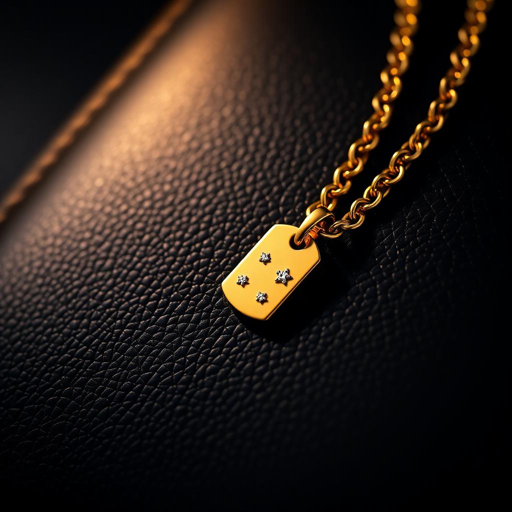 Aries Star Sign Men's chain — product render