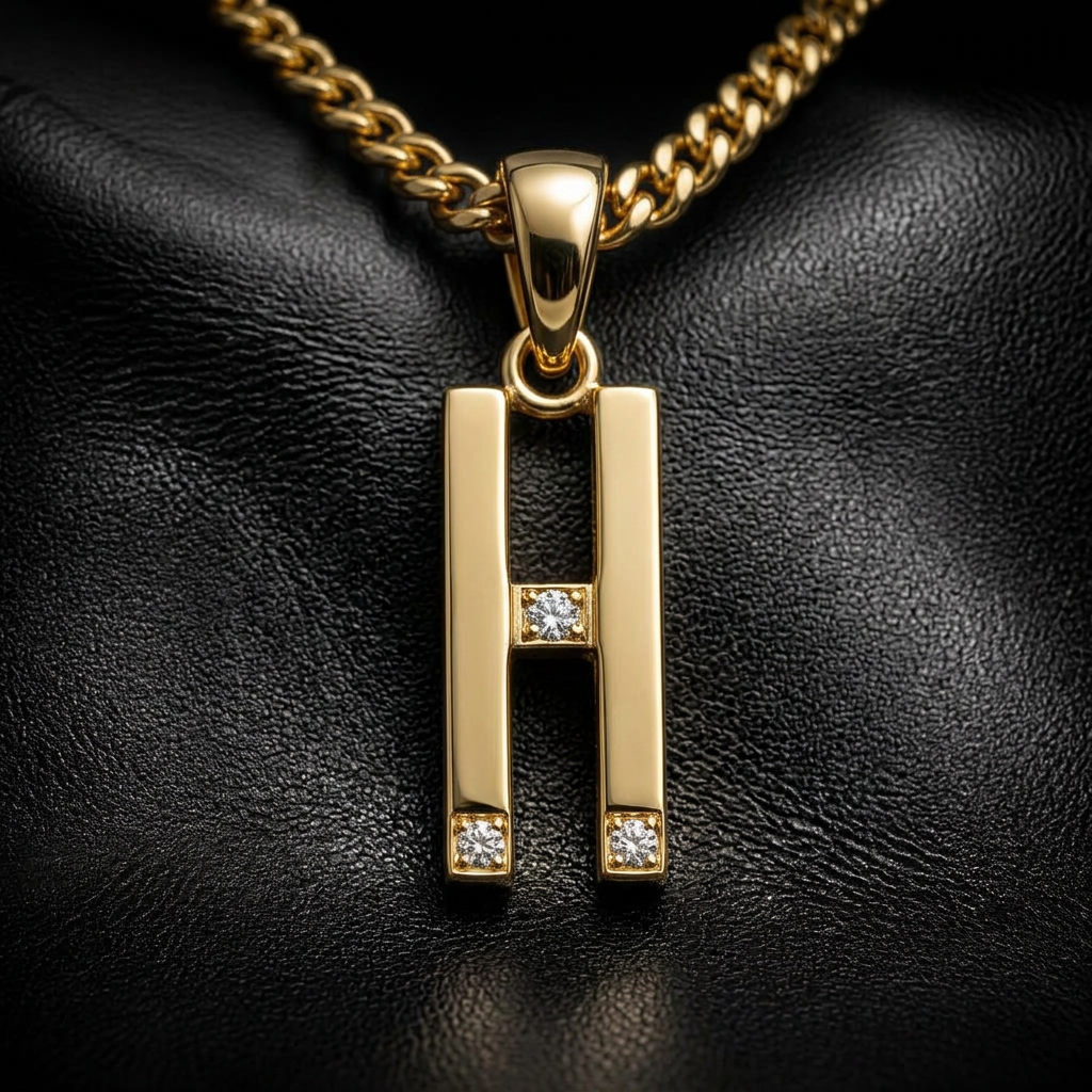 Gemini Star Sign Men's chain — product render